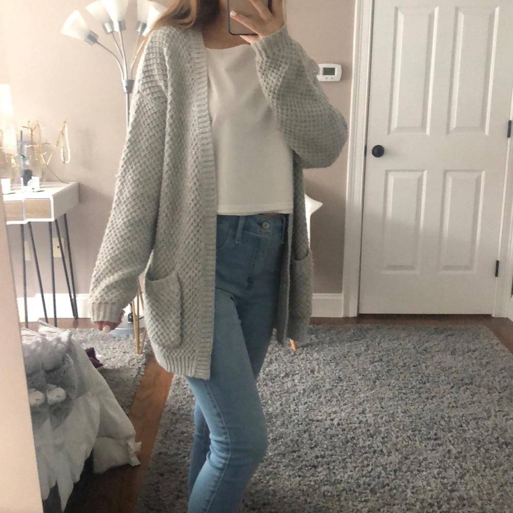 Grey Cardigan